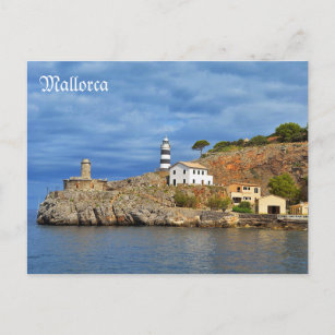 Postal Soller-Sa Calobra desde el mar en Mallorca