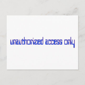 Postal Sólo acceso no autorizado