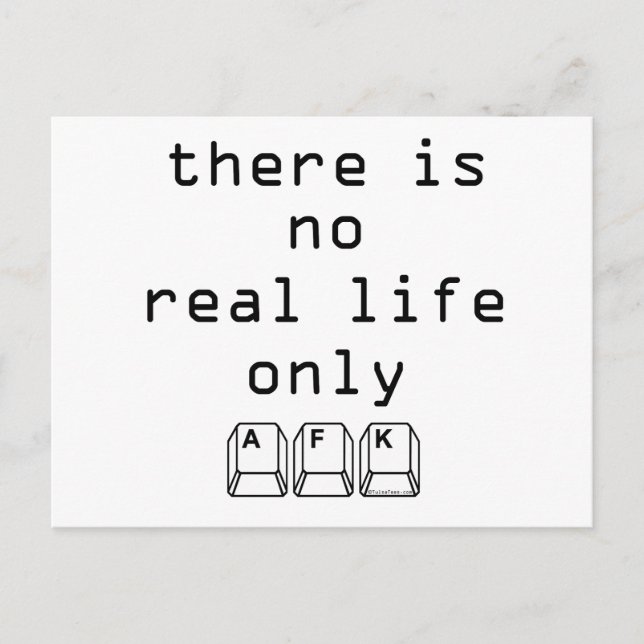 Postal Solo AFK (Anverso)