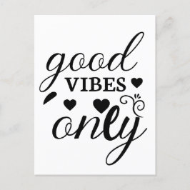 Postal Sólo buenas vibraciones