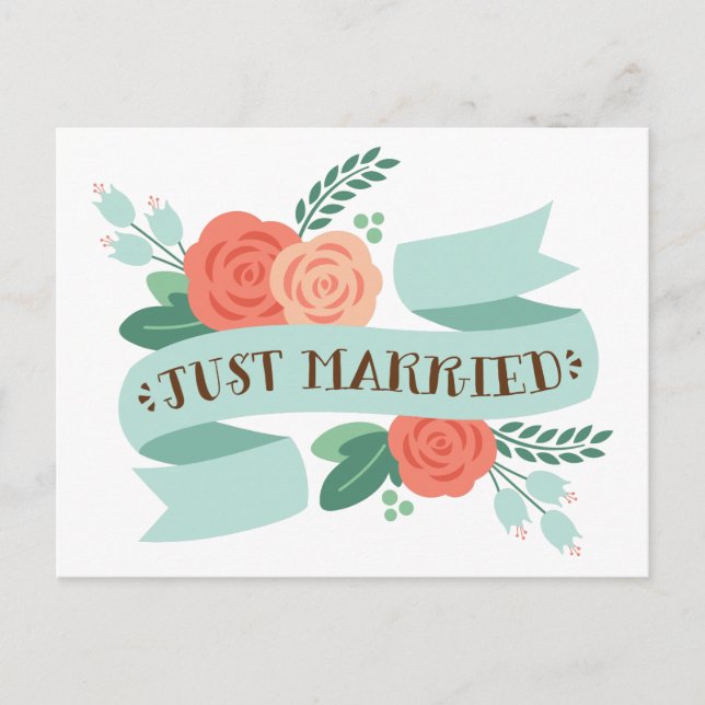 Postal Solo casada (Anverso)