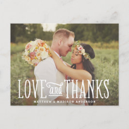 Postal Solo casada | Boda Gracias Postcard