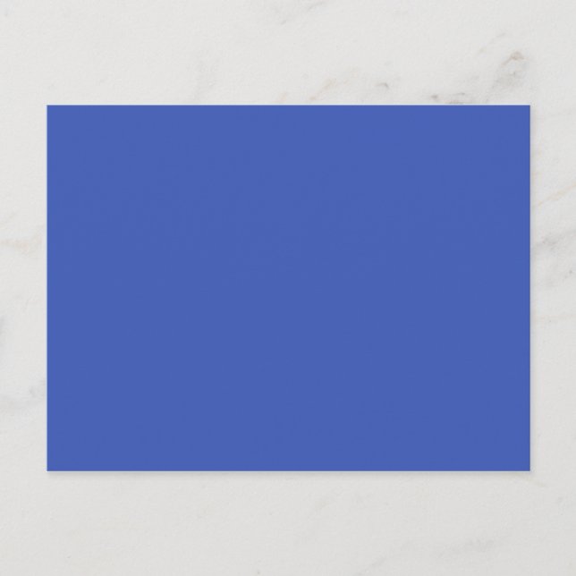 Postal SOLO COLOR - azul (Anverso)
