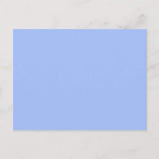 Postal SOLO COLOR - azul claro (Anverso)