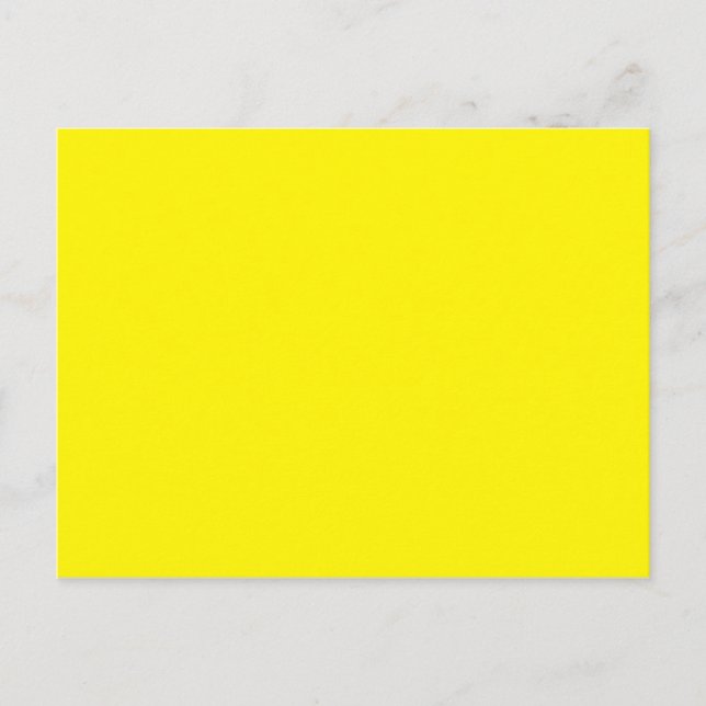 Postal SOLO COLOR - limón (Anverso)