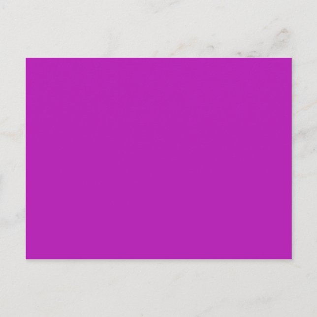Postal SÓLO COLOR - magenta (Anverso)