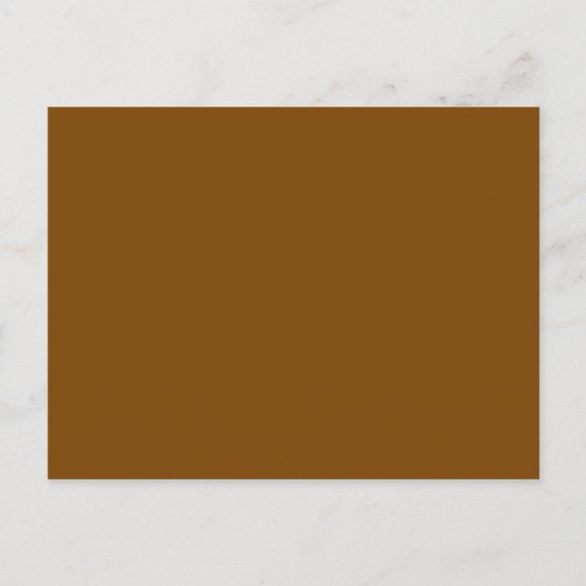 Postal SOLO COLOR - marrón (Anverso)