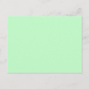 Postal SÓLO COLOR - menta ligera