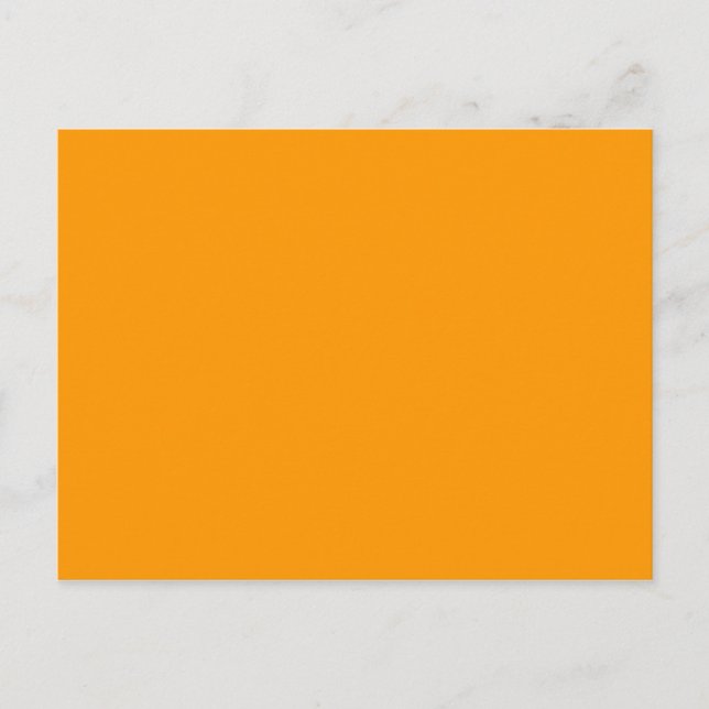 Postal SOLO COLOR - naranja (Anverso)