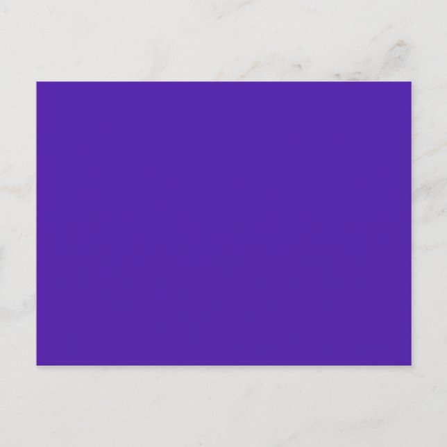 Postal SOLO COLOR - violeta (Anverso)
