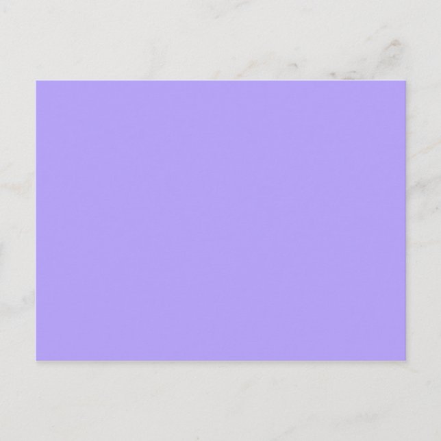 Postal SOLO COLOR - violeta claro (Anverso)