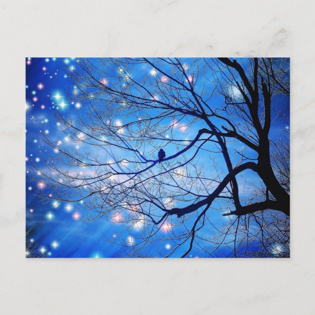 Postal Solo con las estrellas (Anverso)