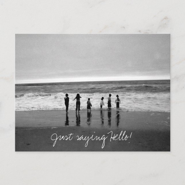 Postal  ¡Sólo digo Hola! (Anverso)