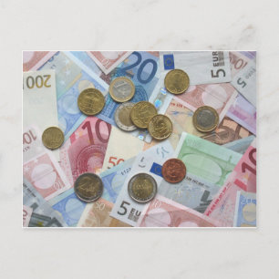 Postal Solo dinero para gimnés