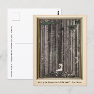 Postal Solo en medio del bosque Kay Nielsen
