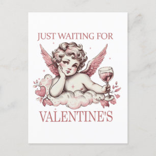 Postal Solo Esperando Para San Valentín