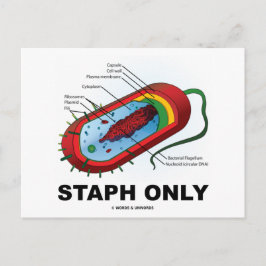 Postal Sólo estafio (Humor de Medicina de Salud de las Ba