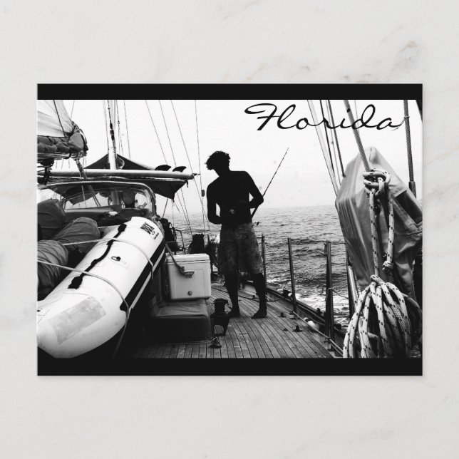 Postal sólo Fishin' (Anverso)