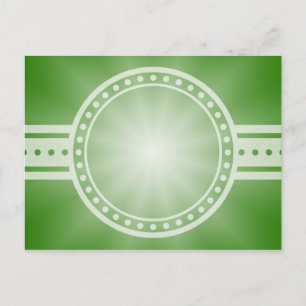 Postal SÓLO gradientes COLOR - Estrella verde