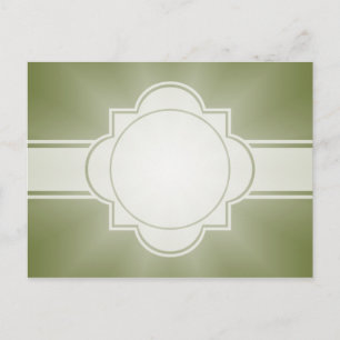 Postal SÓLO gradientes COLOR - Estrella verde oliva
