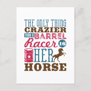 Postal Sólo Lo Más Crastrero Que Racer De Barrel Es Su Ca
