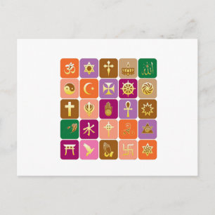 Postal SÓLO MOSTRAR :ICONS Religiosos Decorativos