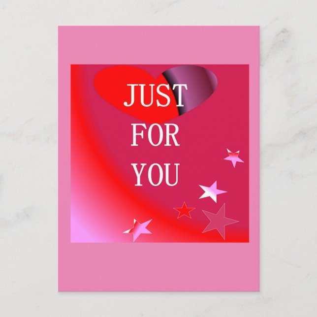 POSTAL SOLO PARA TI (Anverso)