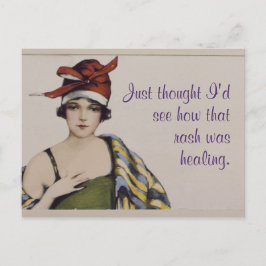 Postal "Solo pensé en ver cómo se estaba curando ese sarp