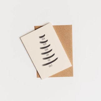 Postal Sólo puedes encontrar tu camino inspirador cita