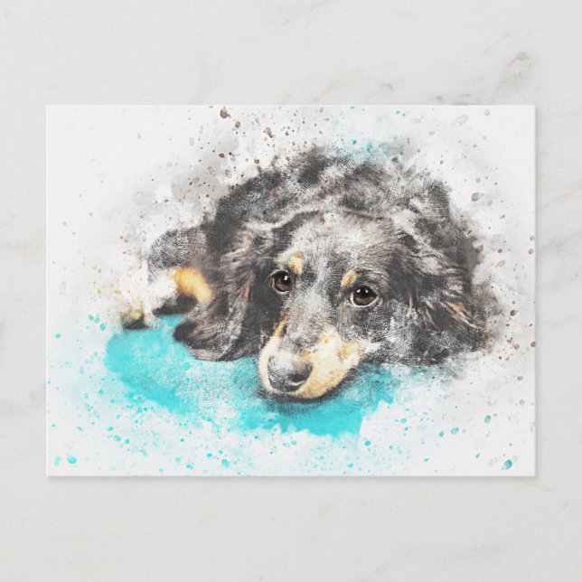 Postal Solo quiero mirarte. (Anverso)