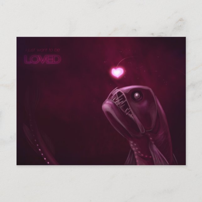 Postal Solo quiero ser AMADO (Anverso)