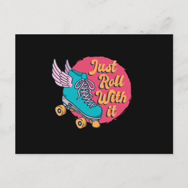 POSTAL SÓLO ROLL CON ÉL (Anverso)