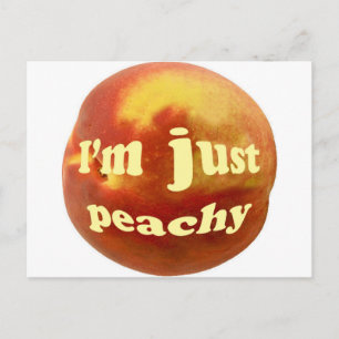 Postal Solo soy peachy