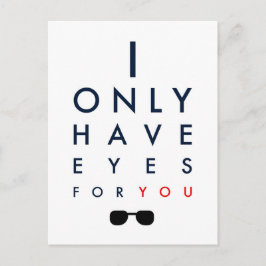 Postal Solo Tengo Ojos Para Ti - Gafas De Sol