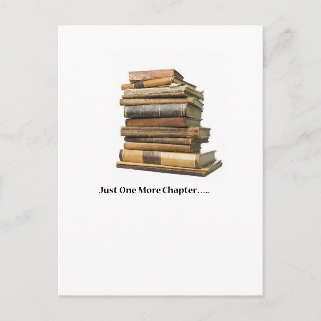 Postal Sólo un capítulo más (Anverso)