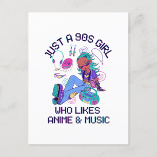 Postal Solo una chica de los 90 que ama la música