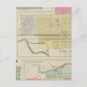 Postal Solomon, Enterprise, Dillon, Detroit, Kansas