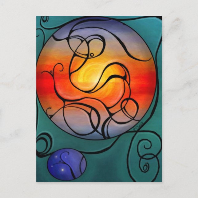 Postal Solsticio (Anverso)