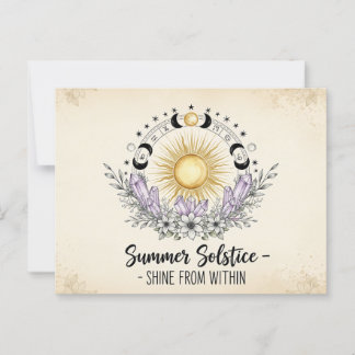 Postal Solsticio de verano