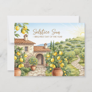 Postal Solsticio de verano