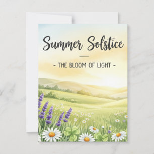 Postal Solsticio de verano