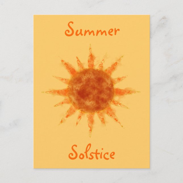 Postal Solsticio de verano (Anverso)