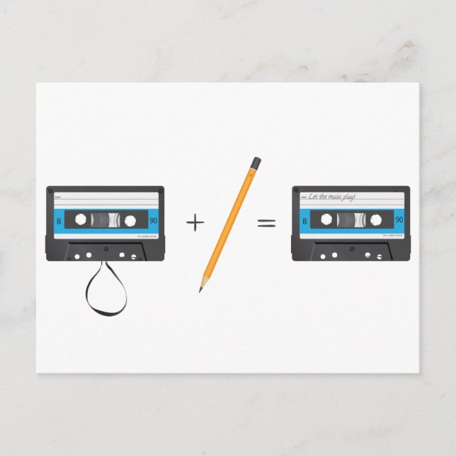 Postal Solución de problemas con cintas de cassette compa (Anverso)