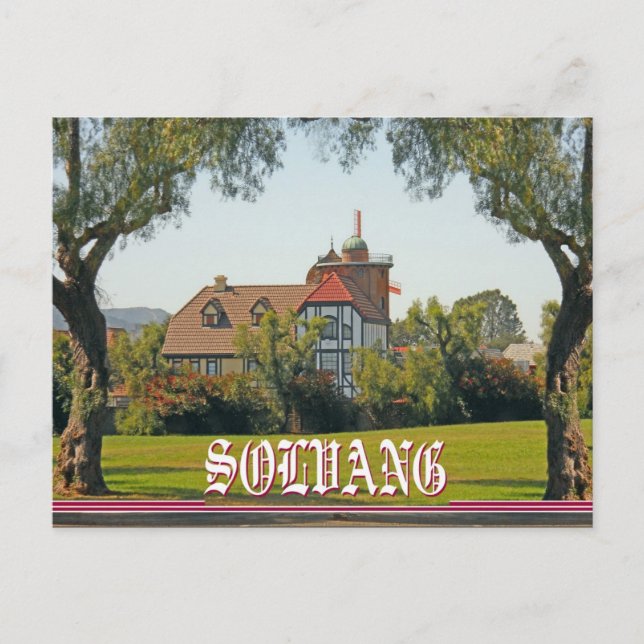Postal Solvang California (Anverso)