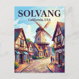 Postal Solvang, California EE. UU.