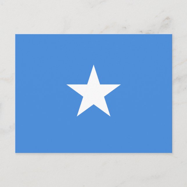 Postal Somalia - Bandera somalí (Anverso)