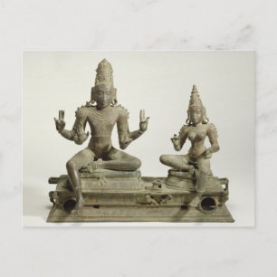 Postal Somaskanda, Chola, Tamil Nadu (bronce)