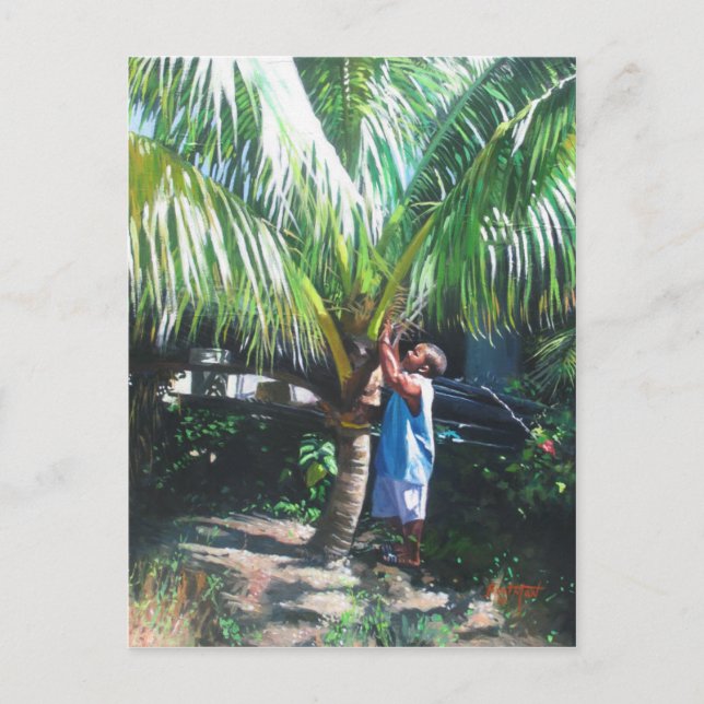 Postal Sombra 2014 del coco (Anverso)