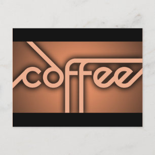 Postal sombra DE CAFÉ