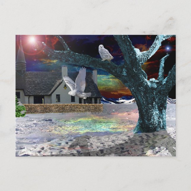 Postal Sombra de la luna. (Anverso)